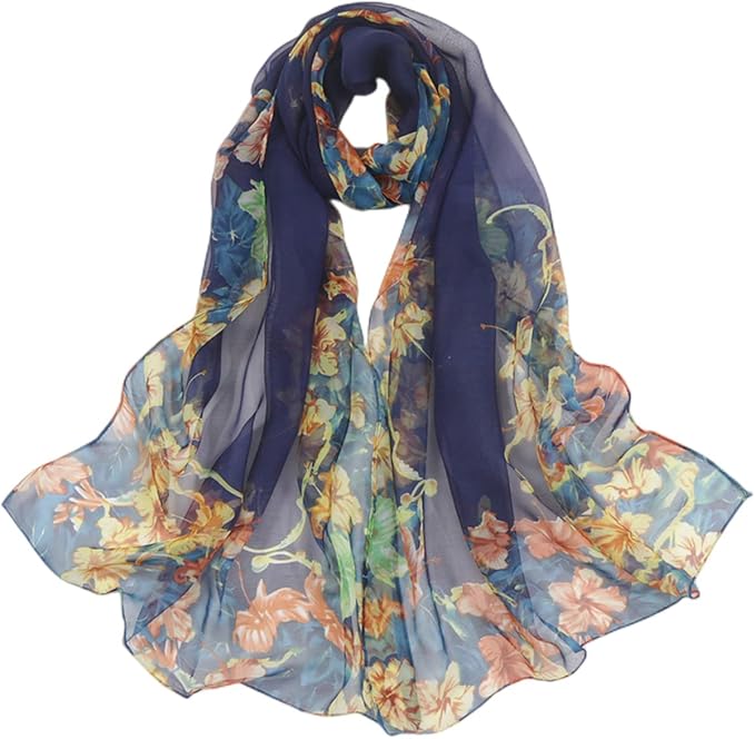 FAIRYGATE Ladies Scarves Lightweight Clearance Floral Print Chiffon