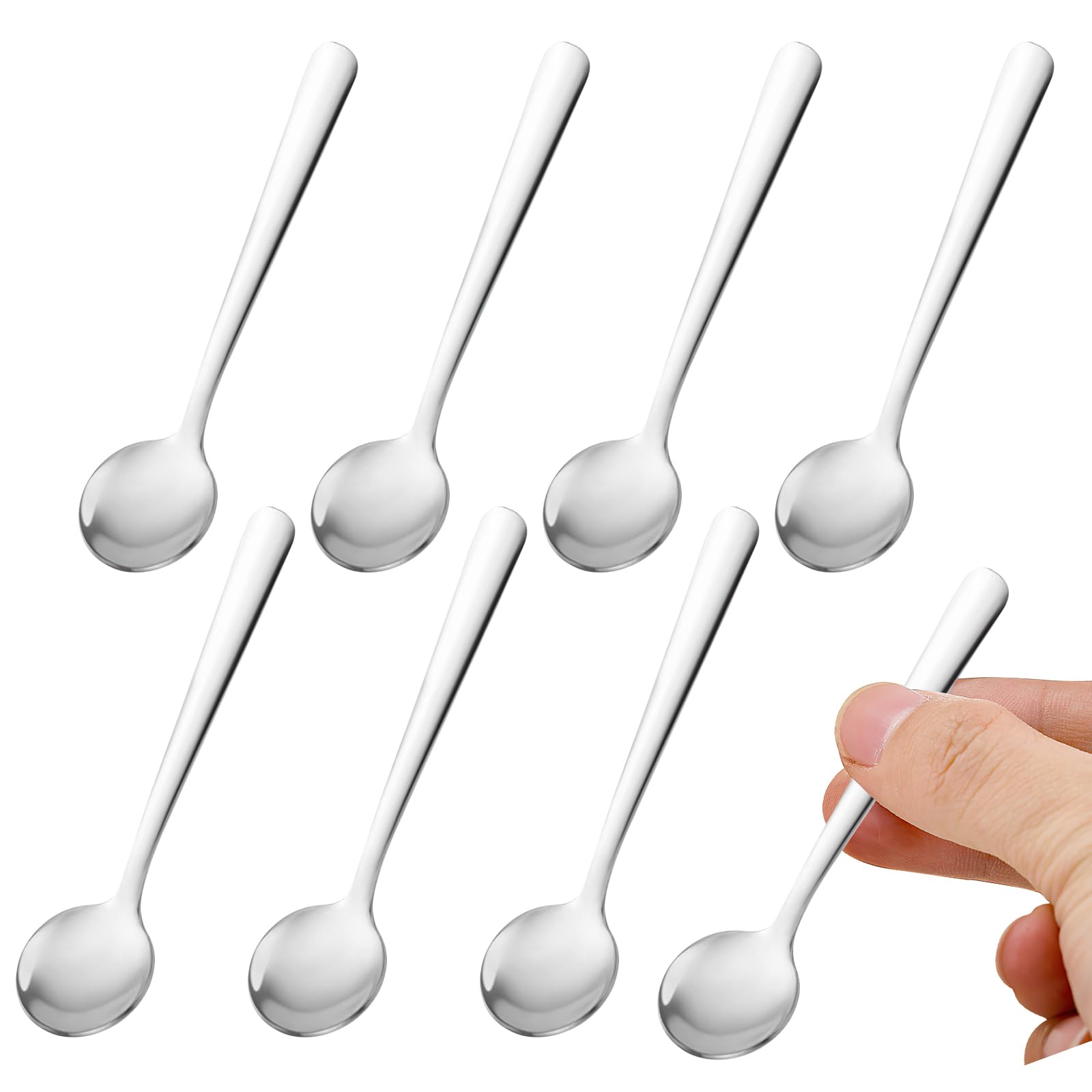 Cuillères à Expresso Acier Inoxydable 6 Pièces - Expresso - Cuillère - Cuillère à Café