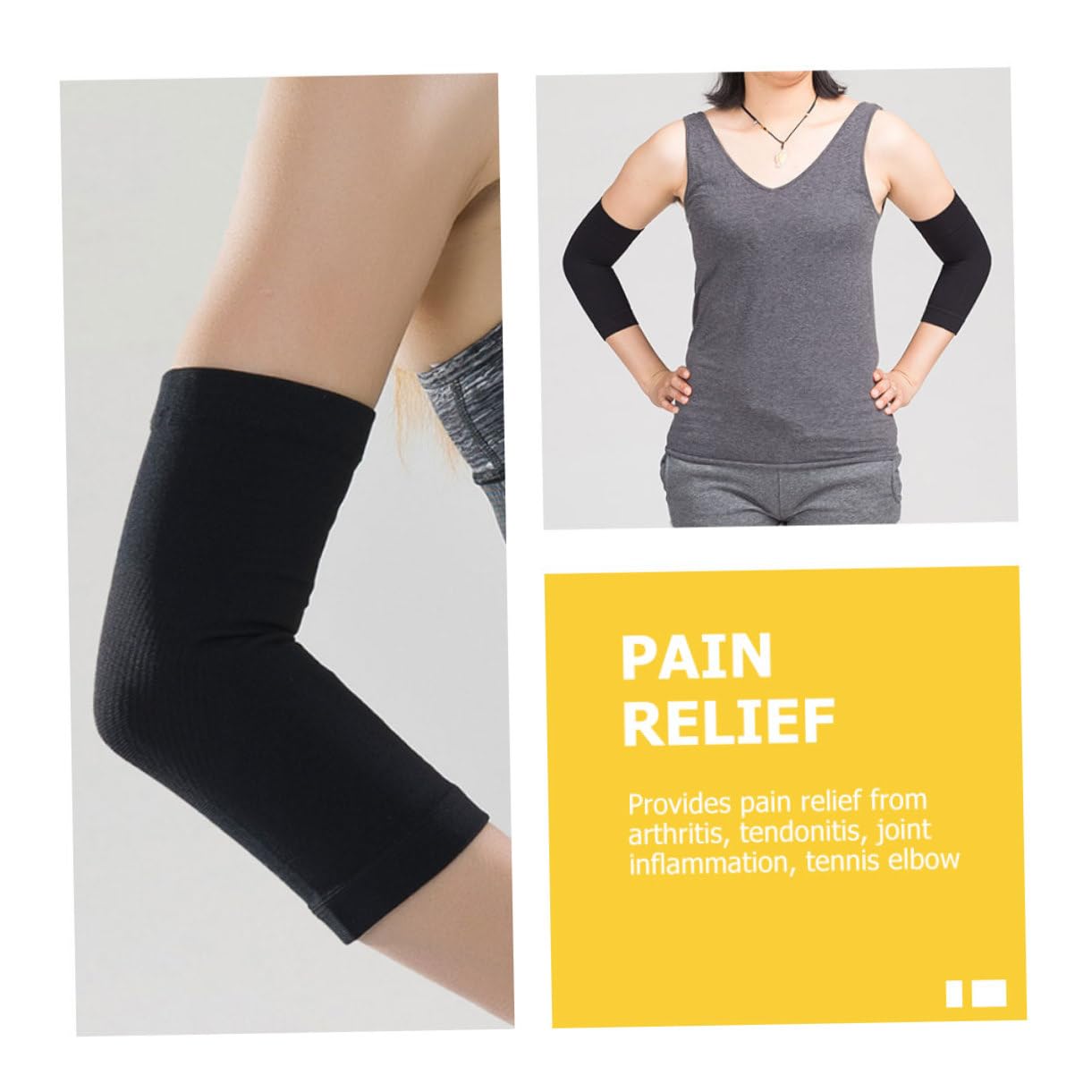 NOLITOY 3sets Elbow Brace for Weightlifting Elbow Sleeves Support Protective Breathable for Men Women 6pcs*3