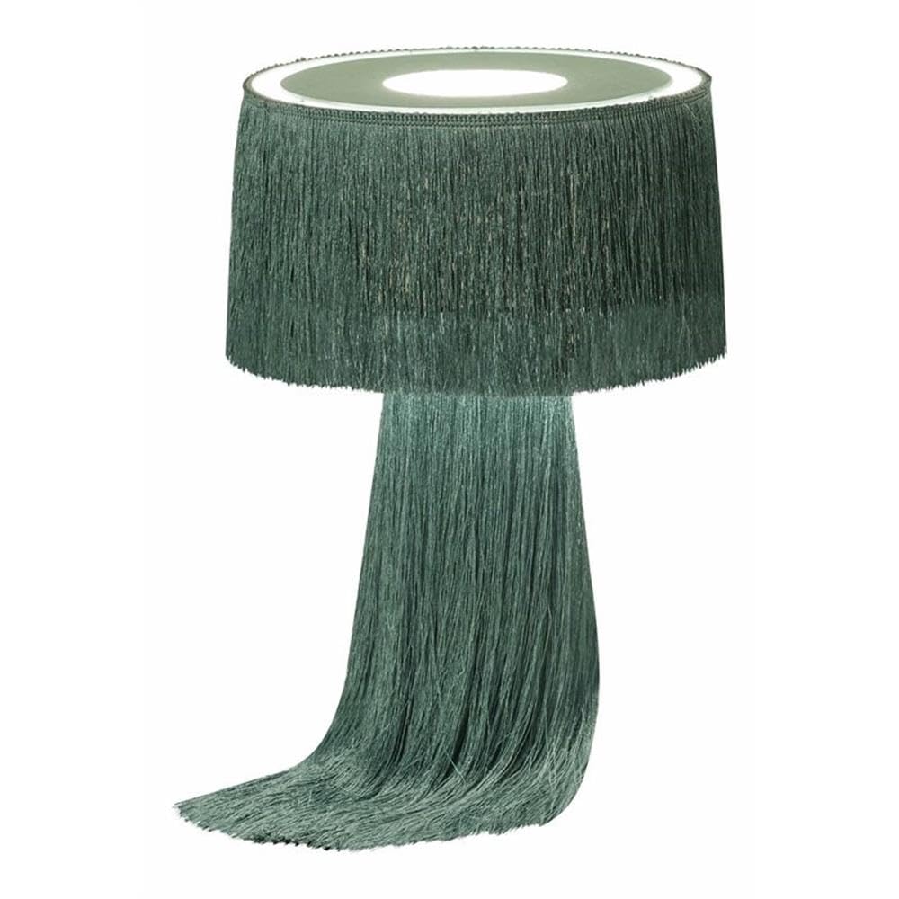 TOV Furniture Atolla Emerald Tassel Table Lamp