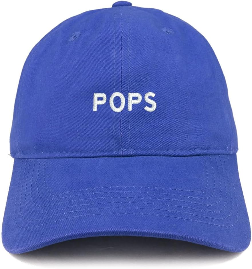 Trendy Apparel Shop Pops Embroidered Cap Premium Cotton Dad Hat image 4