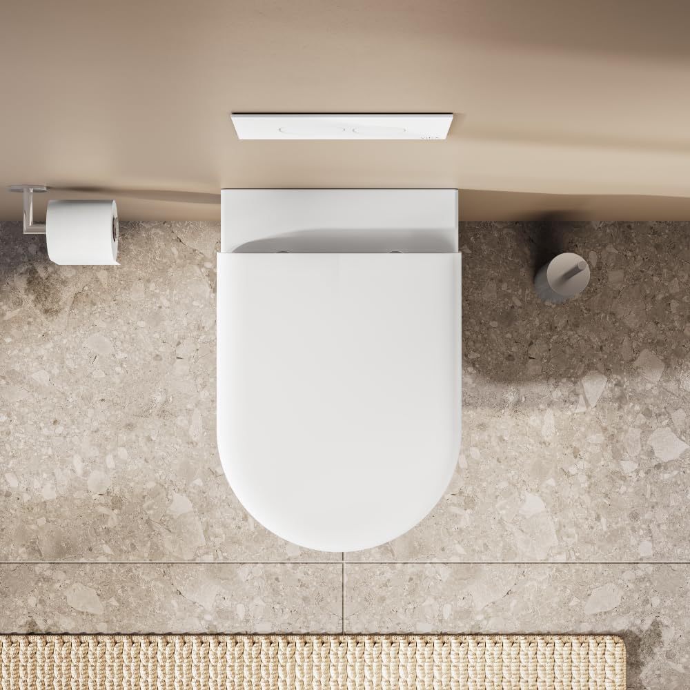 VitrA Integra Klozet Kapağı 121-003-909, Yavaş Kapanır, Kolay Sök-Tak, Etekli Tip, Beyaz, 2 Yıl Garantili