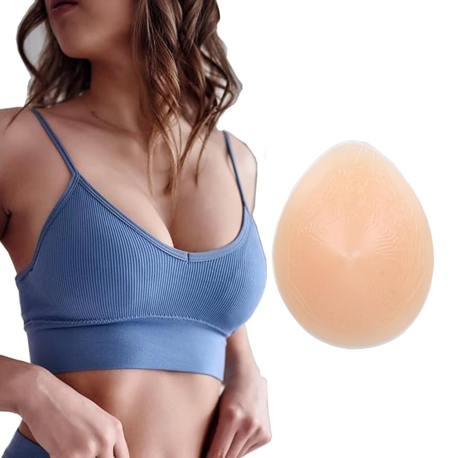 Reggiseno per Protesi di Mastectomia, Rinforzatore di Reggiseno per Protesi di Mastectomia, Rinforzatore di Reggiseno per Travestiti Autoadesivi Crossdress per Protesi di Seno in (300 grammi)