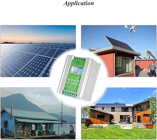 Miniatura 8 de Controlador de carga híbrido solar eólico de 1000 W, controlador de carga solar de turbina eólica MPPT fuera de la red, controlador híbrido de 600 W