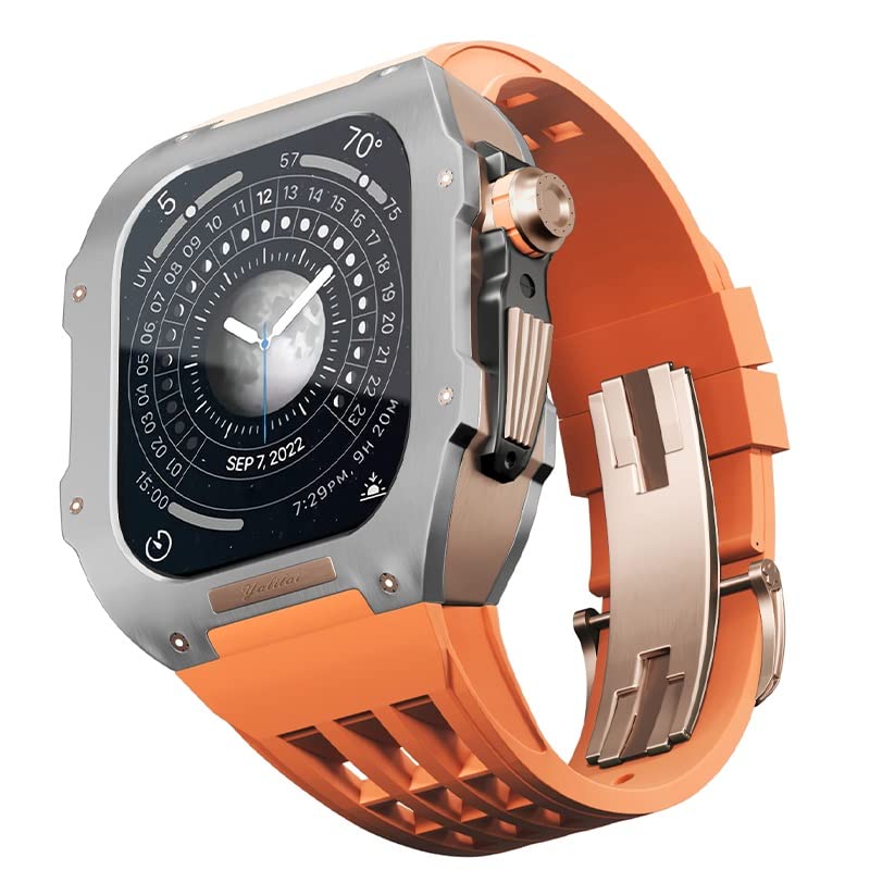 Protéger Apple Watch 44mm avec kit boîtier titane de luxe