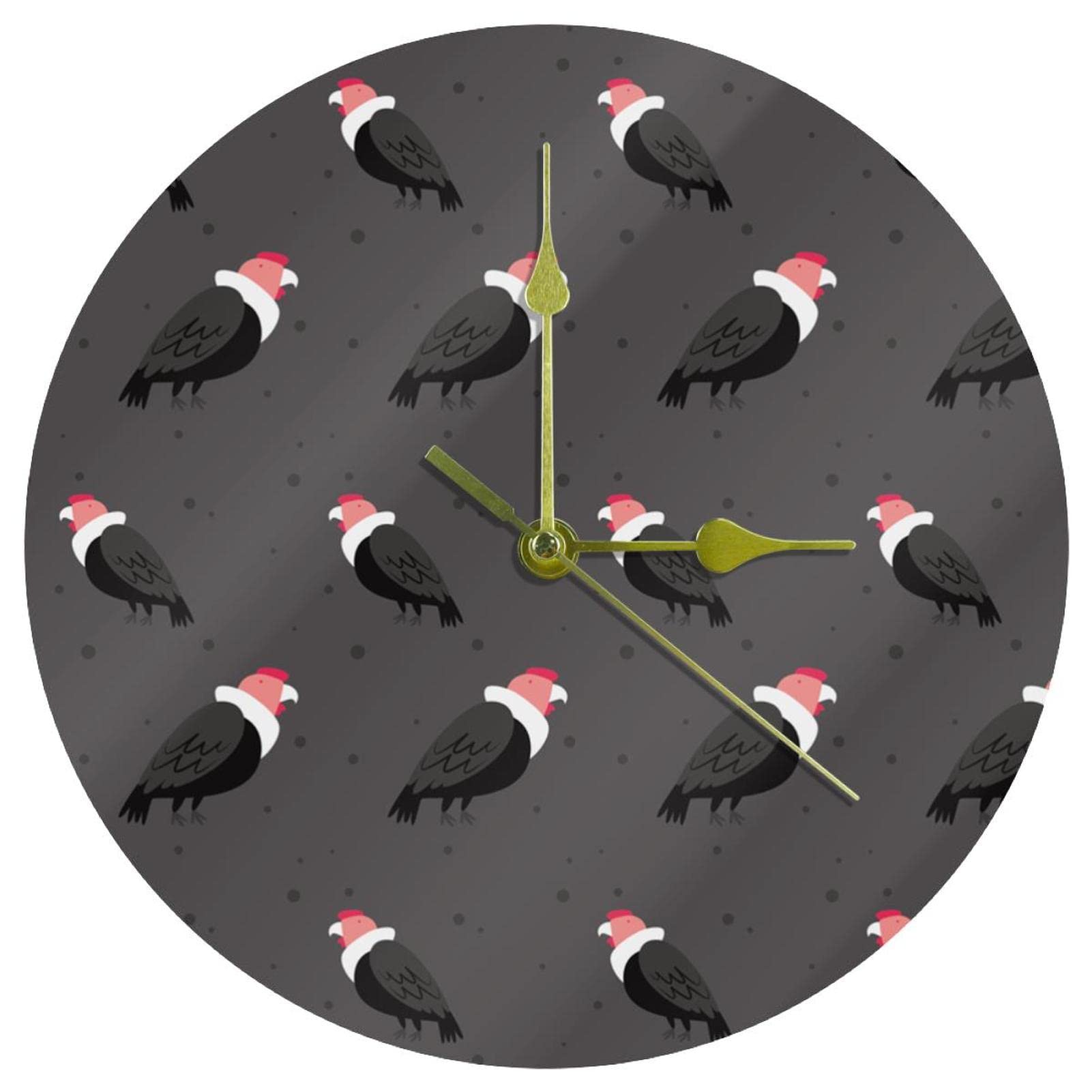 Horloge murale en acrylique 24 cm pour retrouver le sommeil sans aucun tic-tac nocturne