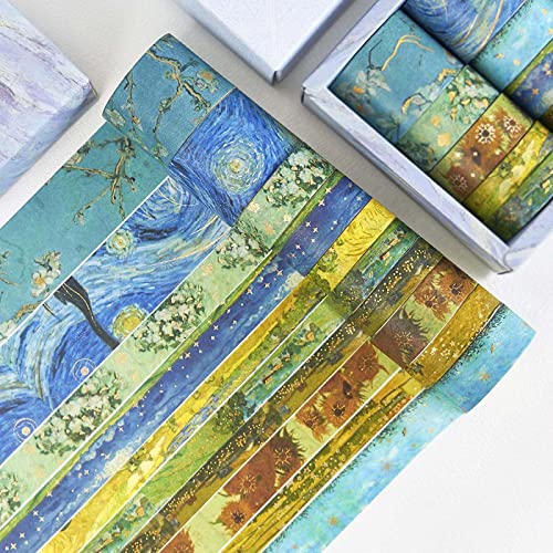 Cinta adhesiva decorativa estética para manualidades scrapbooking y diario de balas 2