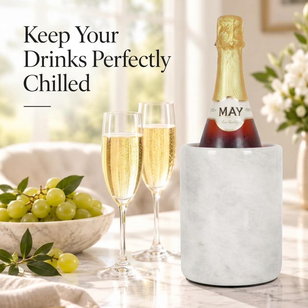 Radicaln Marble Wine Chiller Bucket for 750ml Wine & Champagne Bottles — Amazon image 2