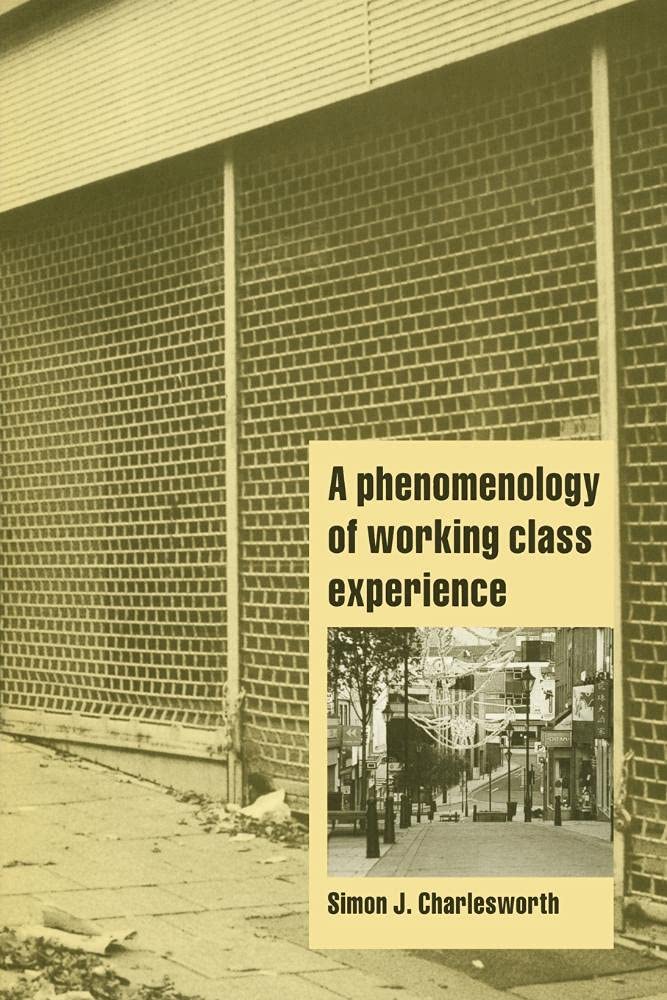 A Phenomenology of Working Class Experience (Cambridge Cultural Social Studies)