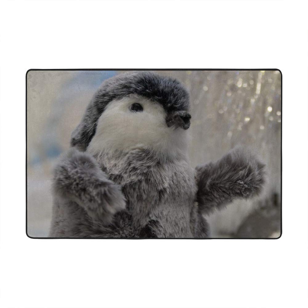 Tapis peluche 203x147cm pour isoler les sols froids du salon