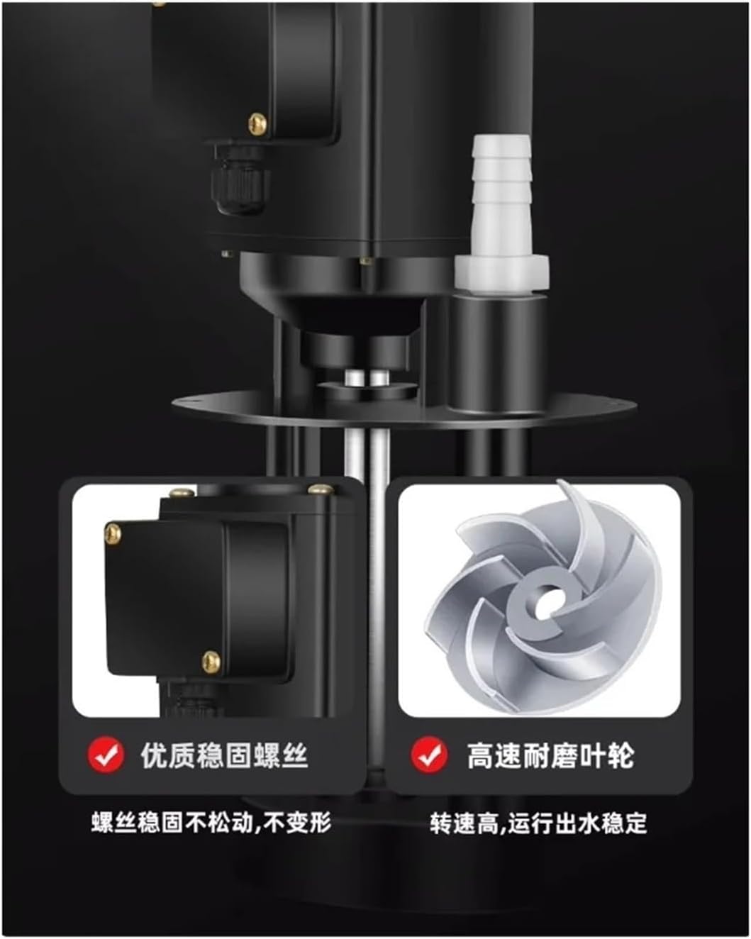 Machine Cooling Water Pump Lathe Oil Single Phase ThreeElectric Circulation Line Cutting Grinder(5YSB-50 180W 380V)