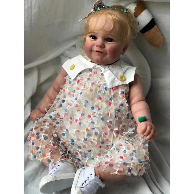 RXDOLL Realistyczne lalki Reborn Baby Dolls silikonowe całe ciało winyl 50 cm anatomicznie poprawna lalka bobas dziewczyna realistyczna lalka noworodka możliwe prawdziwe życie Reborn lalki zabawka