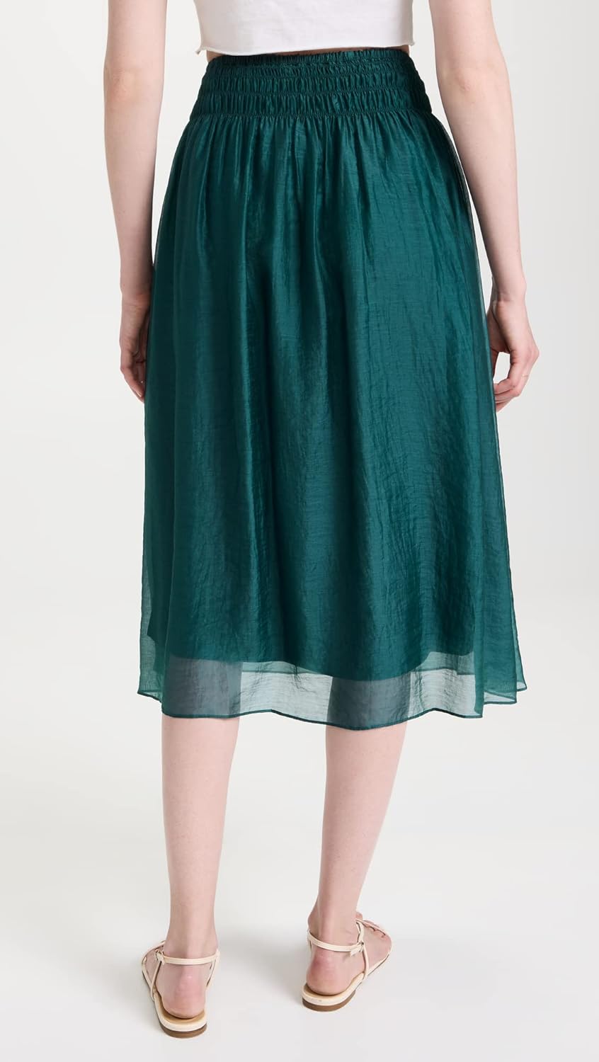 Vince Women's Smocked Waist Gathered Skirt - Image 3