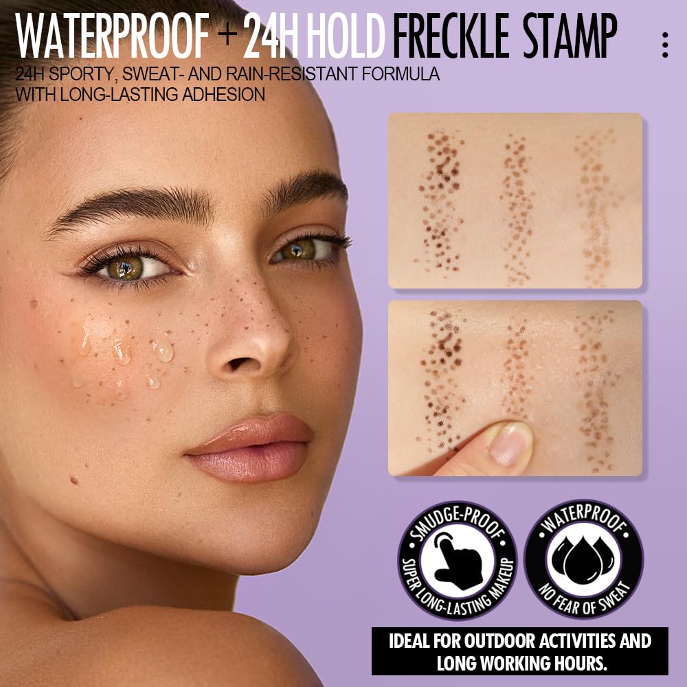 Faux Freckles Pen - Realistic Sun-Kissed Spots Stamp, 2.0 Medium, 1.5 g (Pack of 1) - Image 4