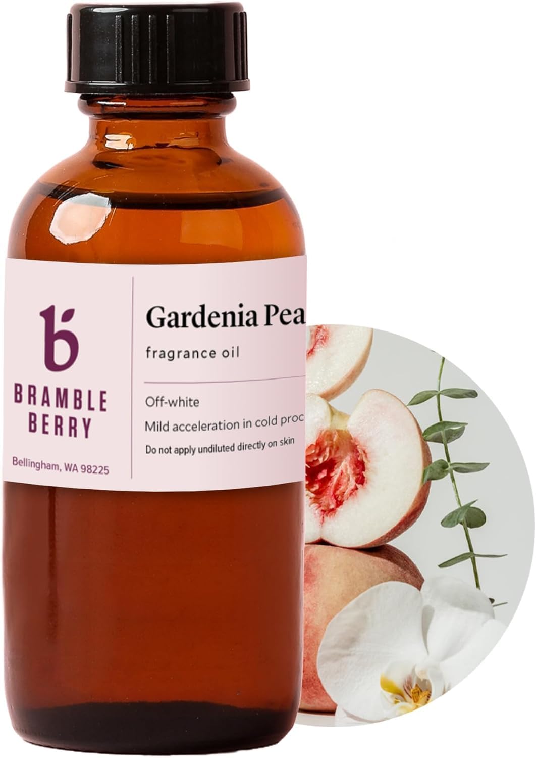 Brambleberry Gardenia Peach Fragrance Oil | Floral Scent for Soap &amp; Candles