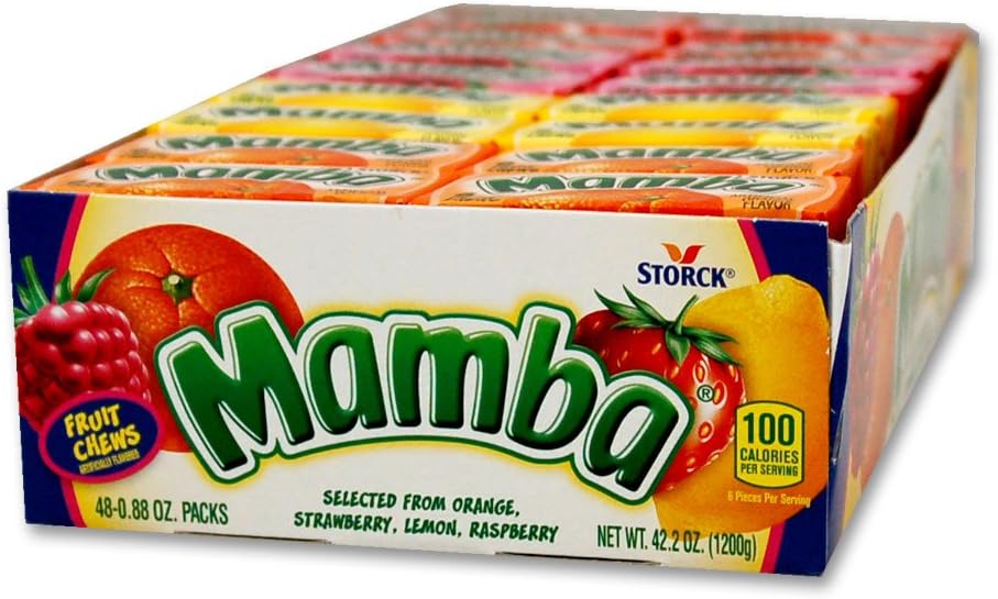 Mamba Fruit Chews 48-0.88 oz packs