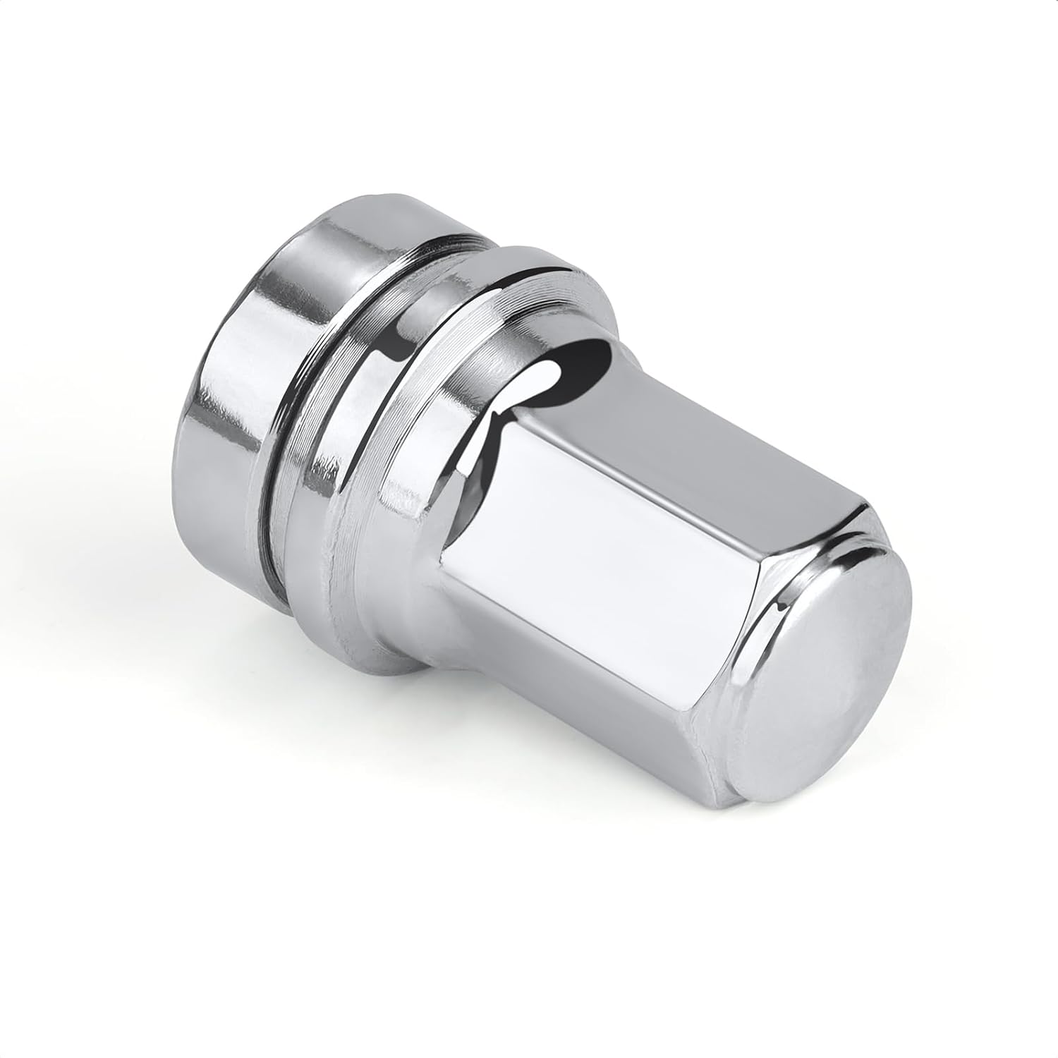 32 Pcs M14x1.5 One-Piece Design Chrome Lug Nuts for 2017-2025 Ford F250 F350 Super Duty HCPZ-1012-B HCPZ-1012-A (Chrome)