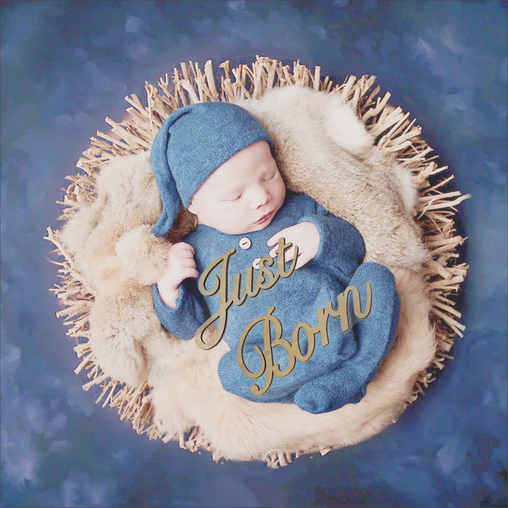 Amazon.co.jp: ニューボーンフォト 新生児Just Born 月齢フォト