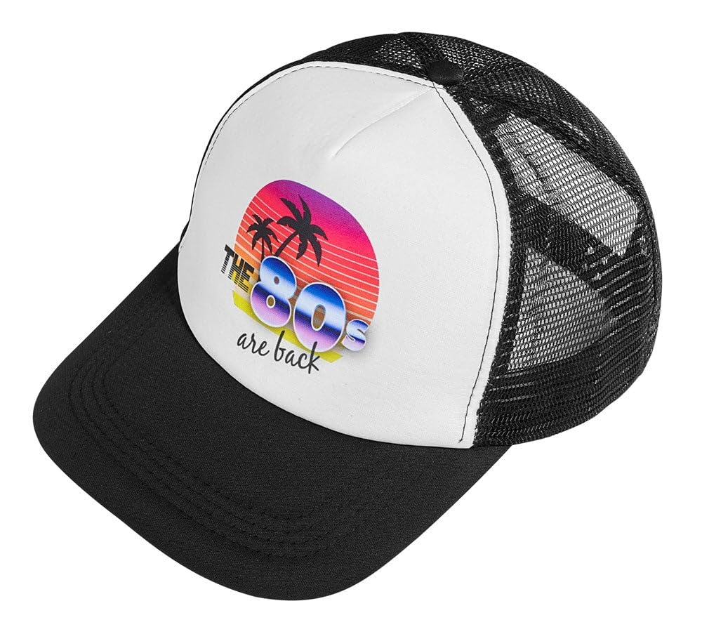 WIDMANN - Baseball Cap 80s Headwear, Fancy Dress, Carnival, Theme Party