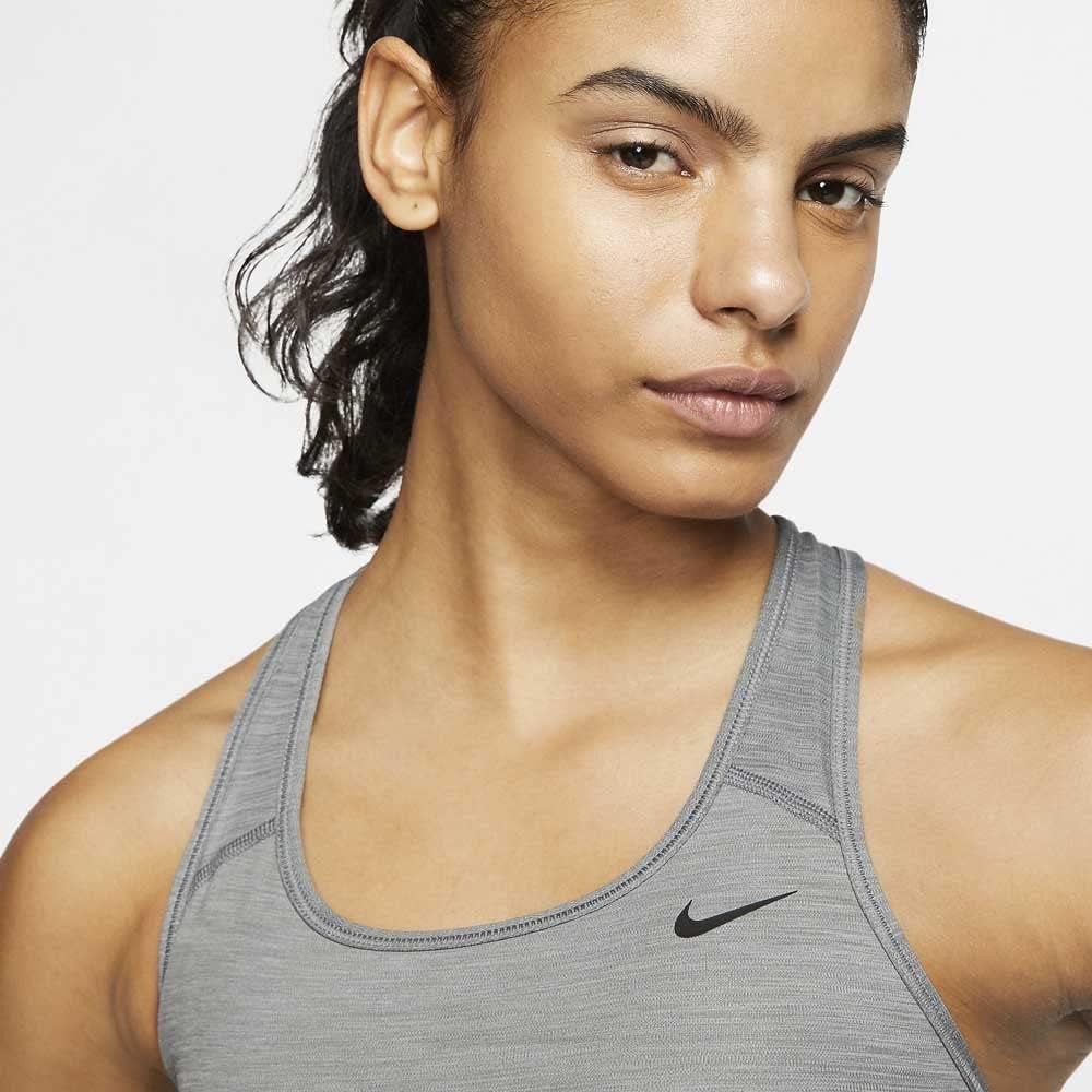 Nike Women's Nike Medium Support Non Padded Sports Bra, Smoke Grey/Pure/(Black), X-Small