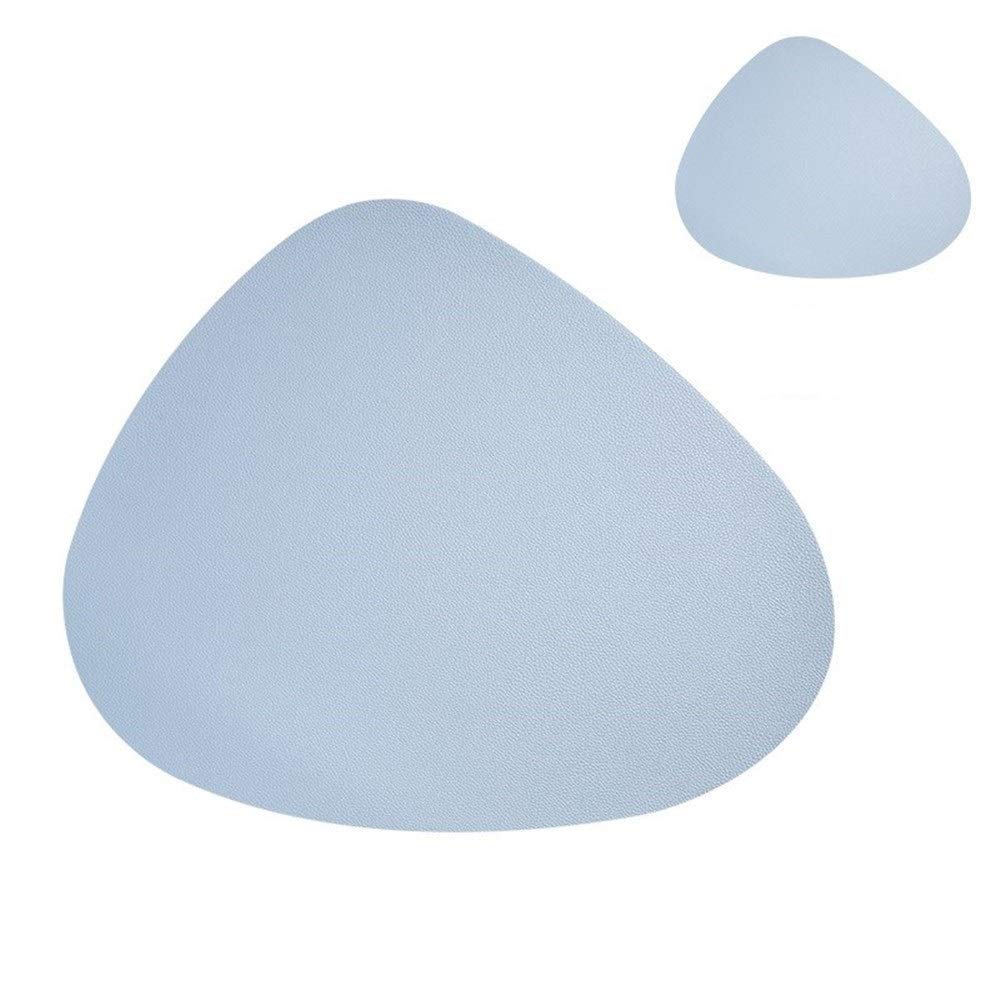Napperon en cuir épais bleu pour protéger vos tables des plats chauds et taches