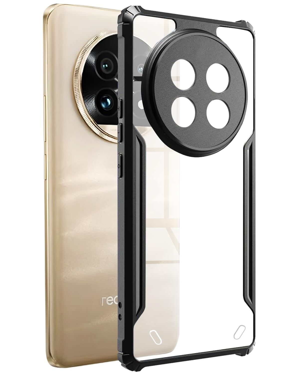 SPAZY CASE® Realme 13 Pro / 13 Pro Plus 5G Back Cover | Transparent Crystal Clear Hard PC Back Case with TPU Bumper, Drop Protection Case Cover for Realme 13 Pro / 13 Pro Plus 5G (B0D877433C) Amazon Price History, Amazon Price Tracker