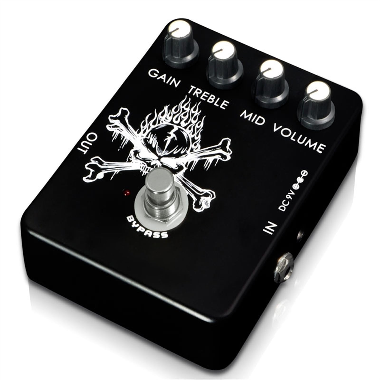 Pedale per Chitarra di modulazione Effetto Pedale di Distorsione Ad Alto Guadagno Effetto Pedale Heavy Metal per Chitarra Elettrica True Bypass