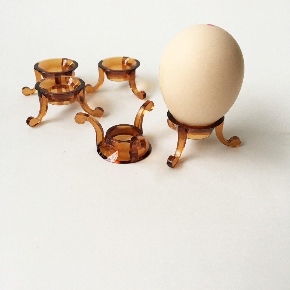 9 pieces per lot 1.2x0.8x0.8inch plastic brown color easter egg/golf ball/sphere Display Stand/holder