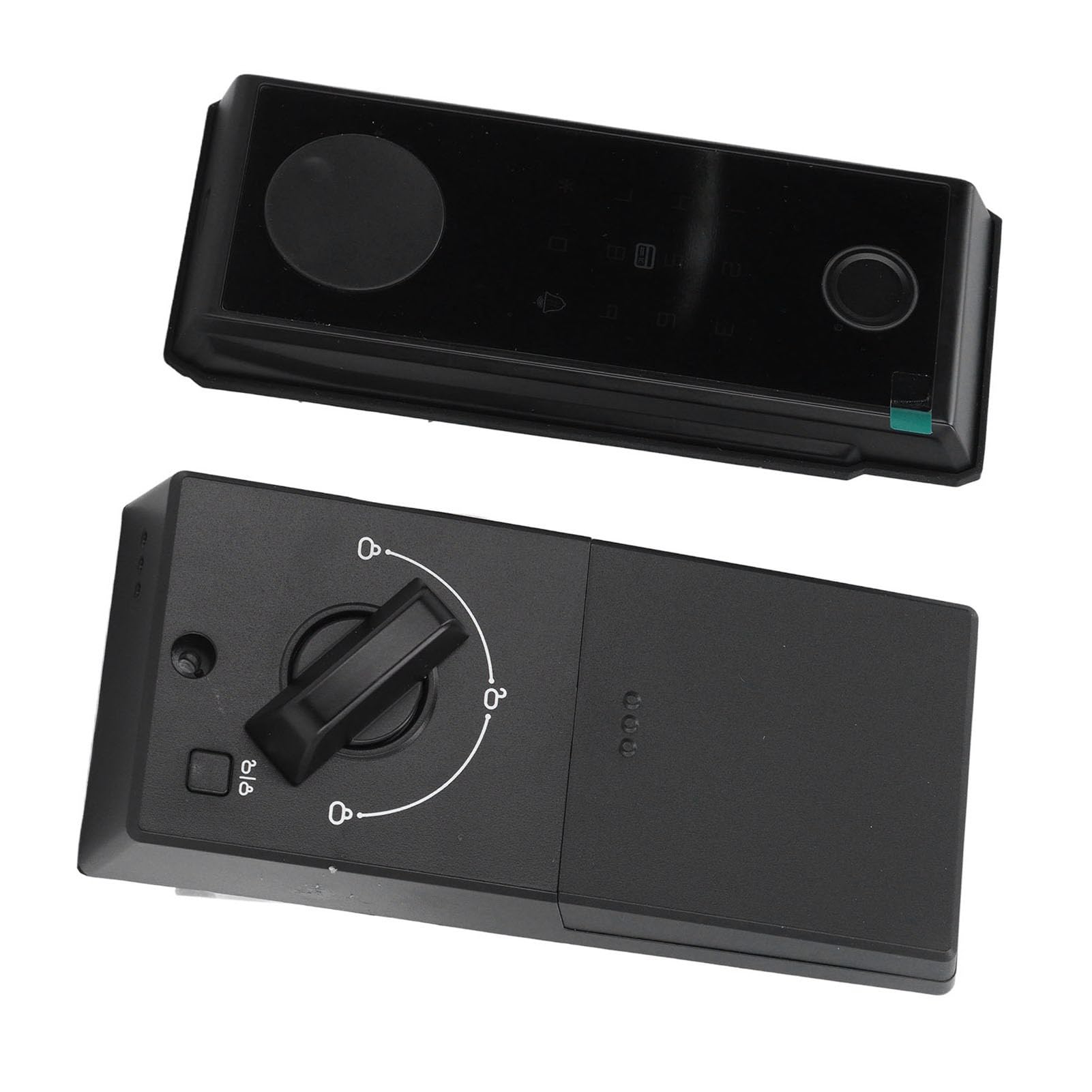 Hidyliu Tastiera per Serratura per Porta D'ingresso Senza Chiave Serratura a Catenaccio con Impronta Digitale Intelligente Biometrica Avanzata per Porta D'ingresso e Camera Letto, ABS Impermeabile e