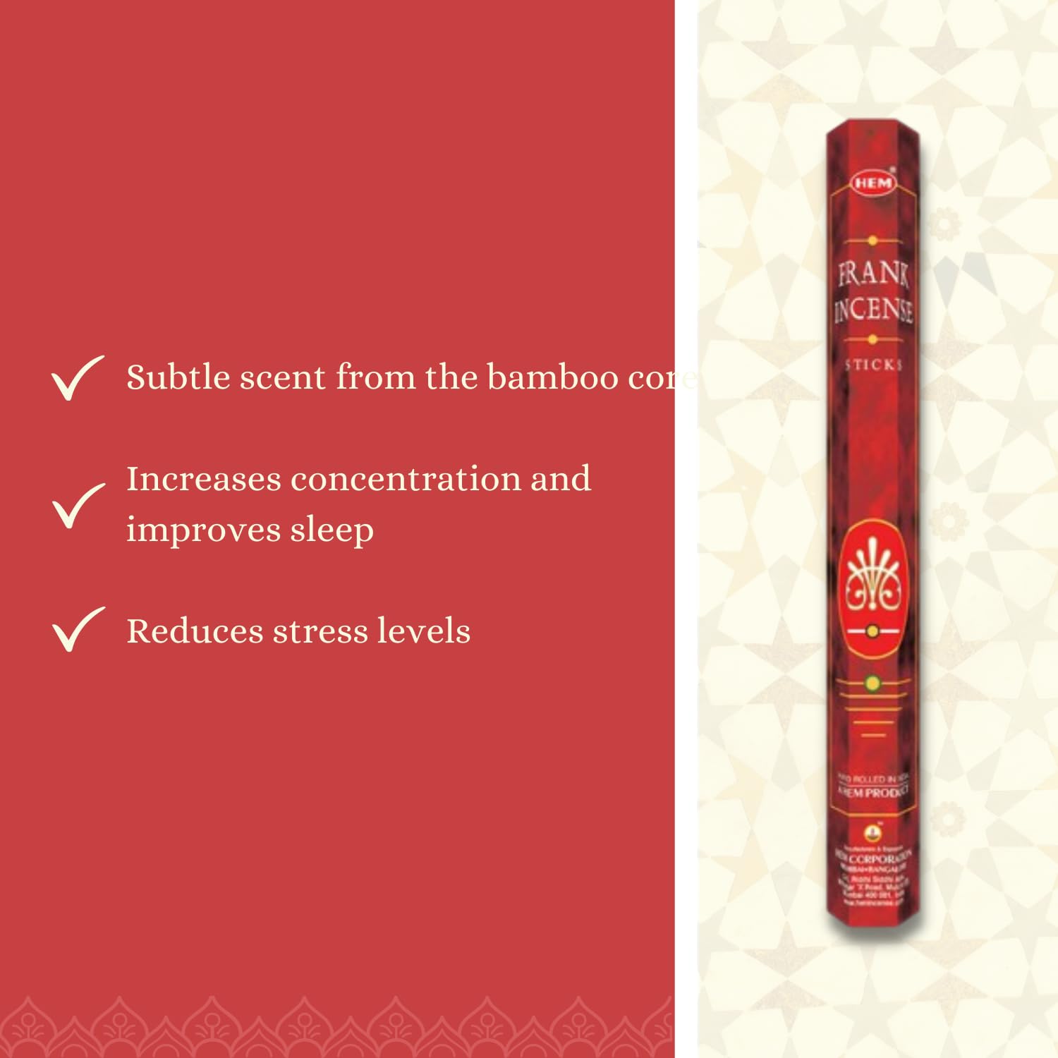HEM - Räucherstäbchen Frankincense - Multipack (12 X 6 X 20 PCS)