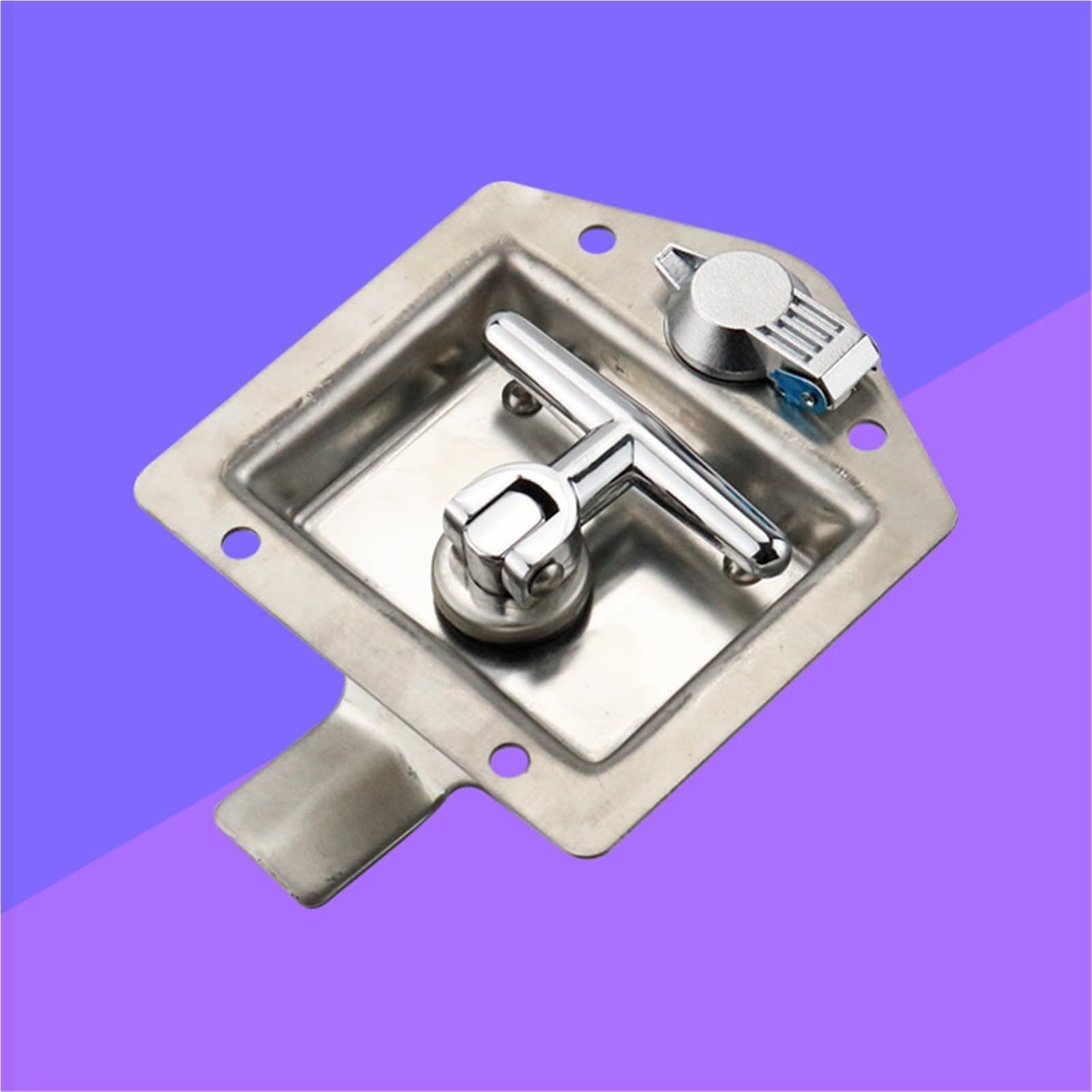 Serrure à came pour camions d'ingénierie et véhicules spéciaux en inox robuste