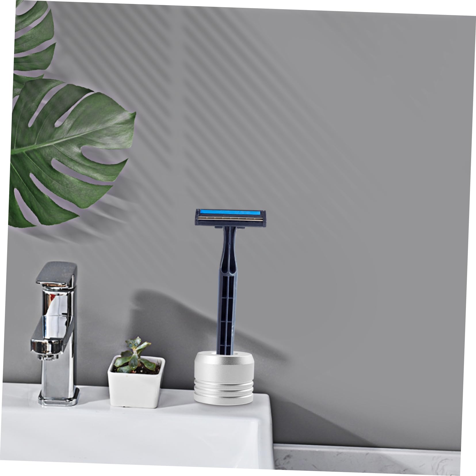 Baluue Stable Small Razor Base Razor Storage Holder Essential Men's Shaving Accessory