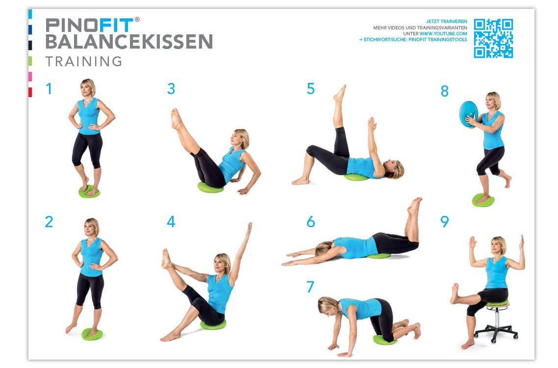 Pinofit Balancekissen Lime - Durchmesser 33 cm