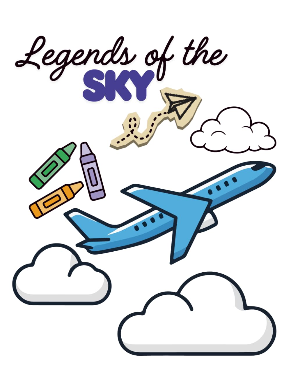 Legends of the Sky: Educational Airplanes & Flight Coloring Book for kids