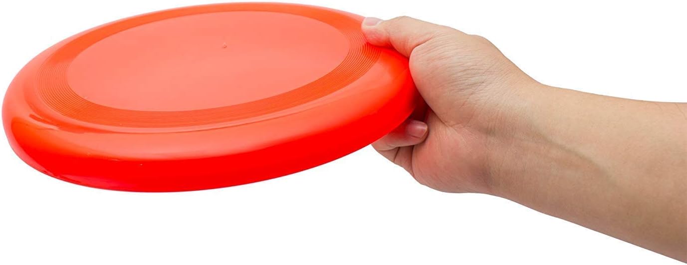 SANR Frizbee, Flying Disc Sports Frisbee Medium 9 INCH Size - Color May Vary