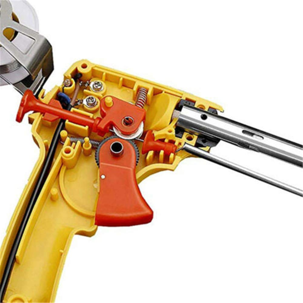 DIYARTS Kit De Soldador Pistola De Soldadura Herramienta De Reparación Automática De Soldadura De Hierro De Mano con Calefacción Interna (Yellow)