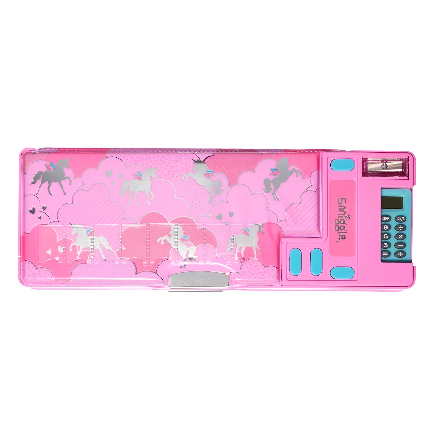 Smiggle Lunar Pop Out Id Pencil case Pink