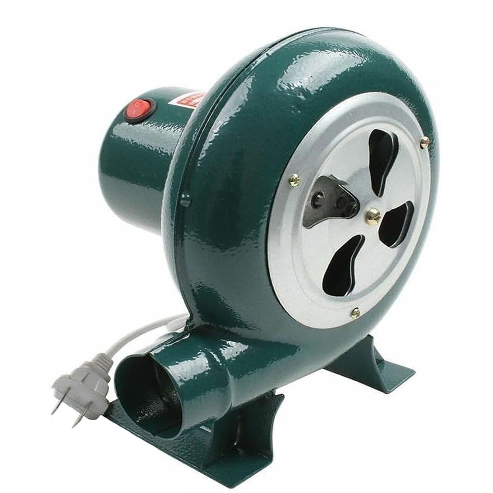 Ventilador eléctrico Manual para Barbacoa con Velocidad Variable - Soplador de carbón de 220 V y bajo Ruido, con manivela (40 W)