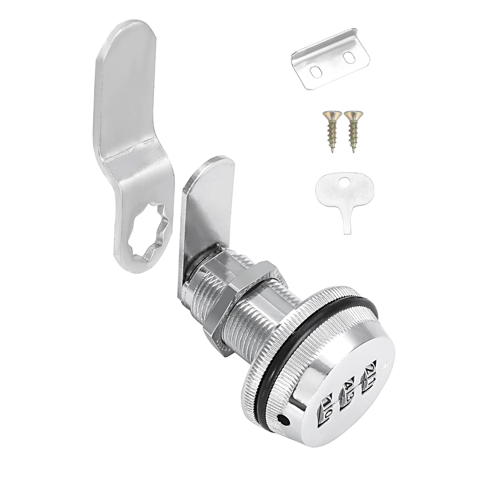 Malimali Number Combination Cabinet Lock, Combo Cam Lock for Drawer Mailbox