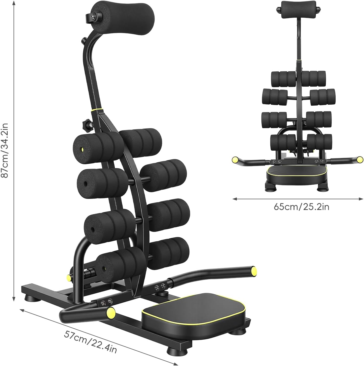 Mini Inversion Table for Back Pain Relief, Ergonomic Mini Inversion Table for Spinal Decompression, Compact Inversion Tables Alternative Exercise Ab Machine for Home Gym Adults, 330lbs Weight Capacity