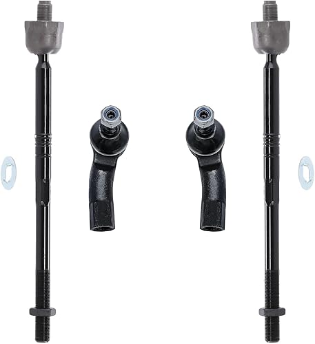 Miniatura 71 de Detroit Axle - 4 barras de acoplamiento delanteras para Chevrolet Trailblazer GMC Envoy 2002-2009 2003 2004 2005 2006 2007 2008 Reemplazo de