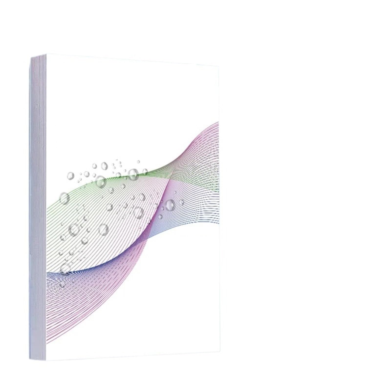 Carta Per Stampante A4 Etichetta autoadesiva A4 in carta adesiva Vinly, impermeabile, antistrappo, antigraffio, for stampe laser(Matte 100sheets)
