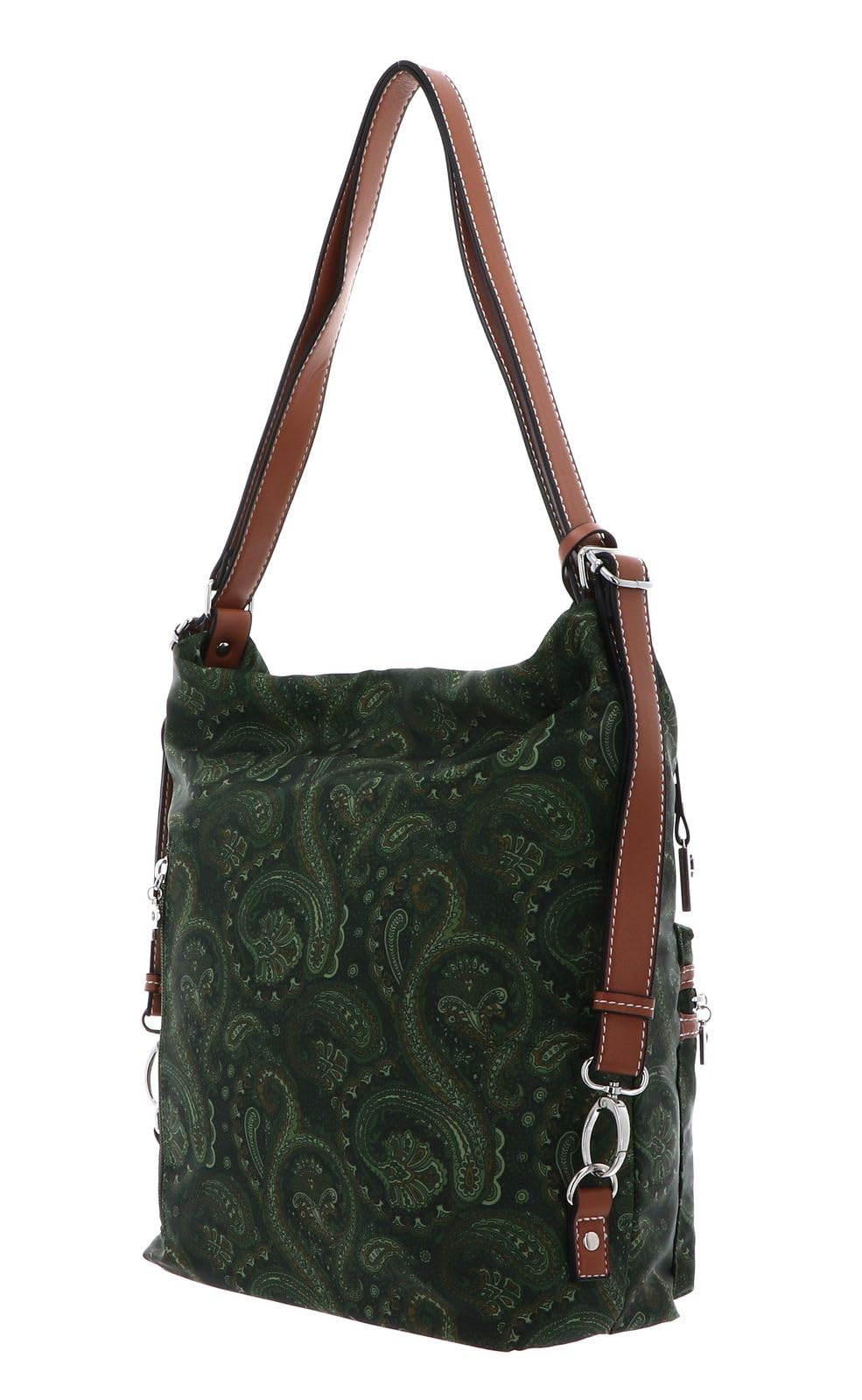 Picard bolso de hombro mochila Sonja Backpack and Shoulderbag Paisley verde