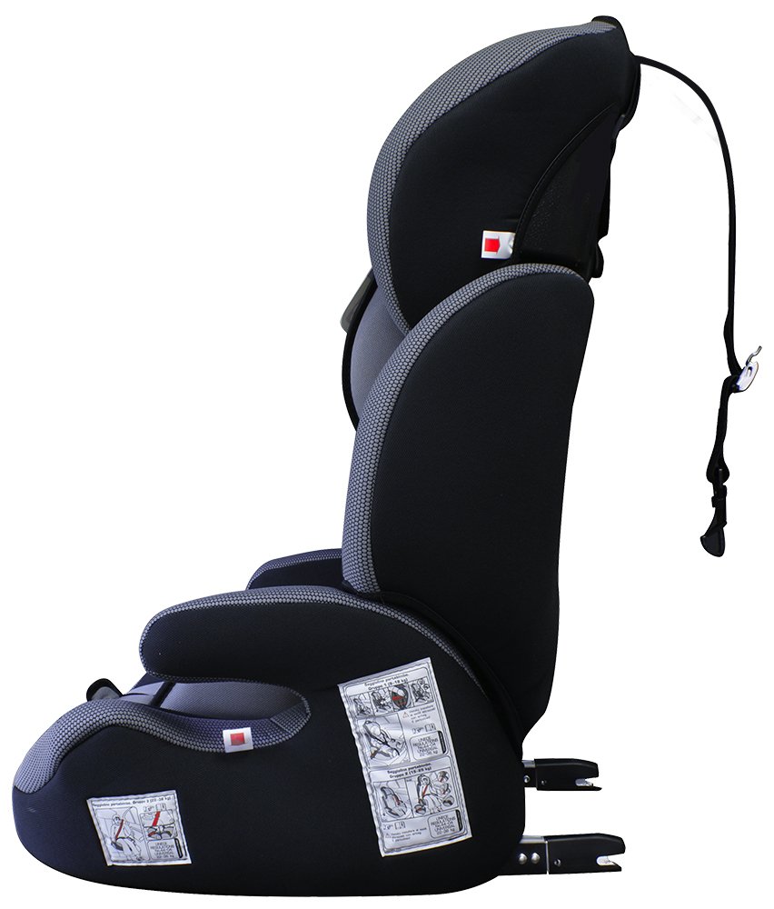 Bibo BIBO1356ALARM seggiolino antiabbandono, Grigio/Nero