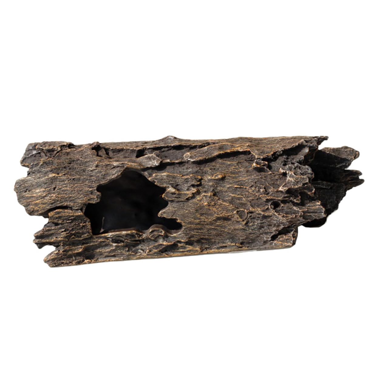 Toddmomy Tronco d Albero Artificiale in Resina per Acquario Decorazione Paesaggistica Resistente all Usura Forma Realistica per Acquari e Laghetti