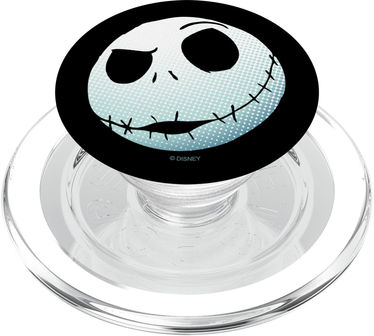 Disney Nightmare Before Christmas Jack Skellington Head PopSockets PopGrip for MagSafe, Clear