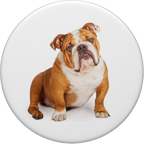 Miniatura 3 de PopSockets Grip and Stand for Phones and Tablets - Chubasquero con diseño de bulldog inglés