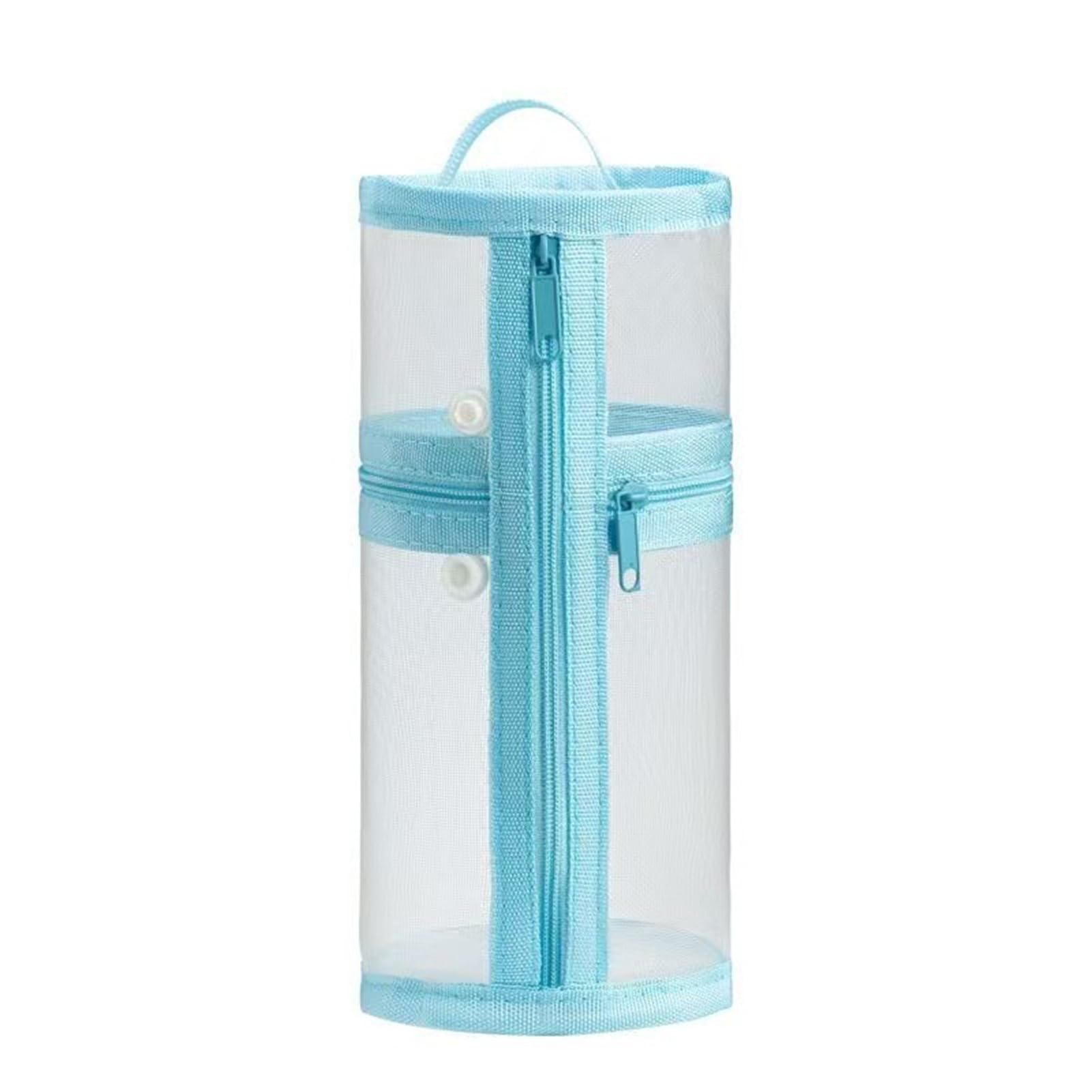 bayicie Pencil Case Large Capacity Transparent Mesh Pencil Multifunctional Student Stationery Storage Organizer