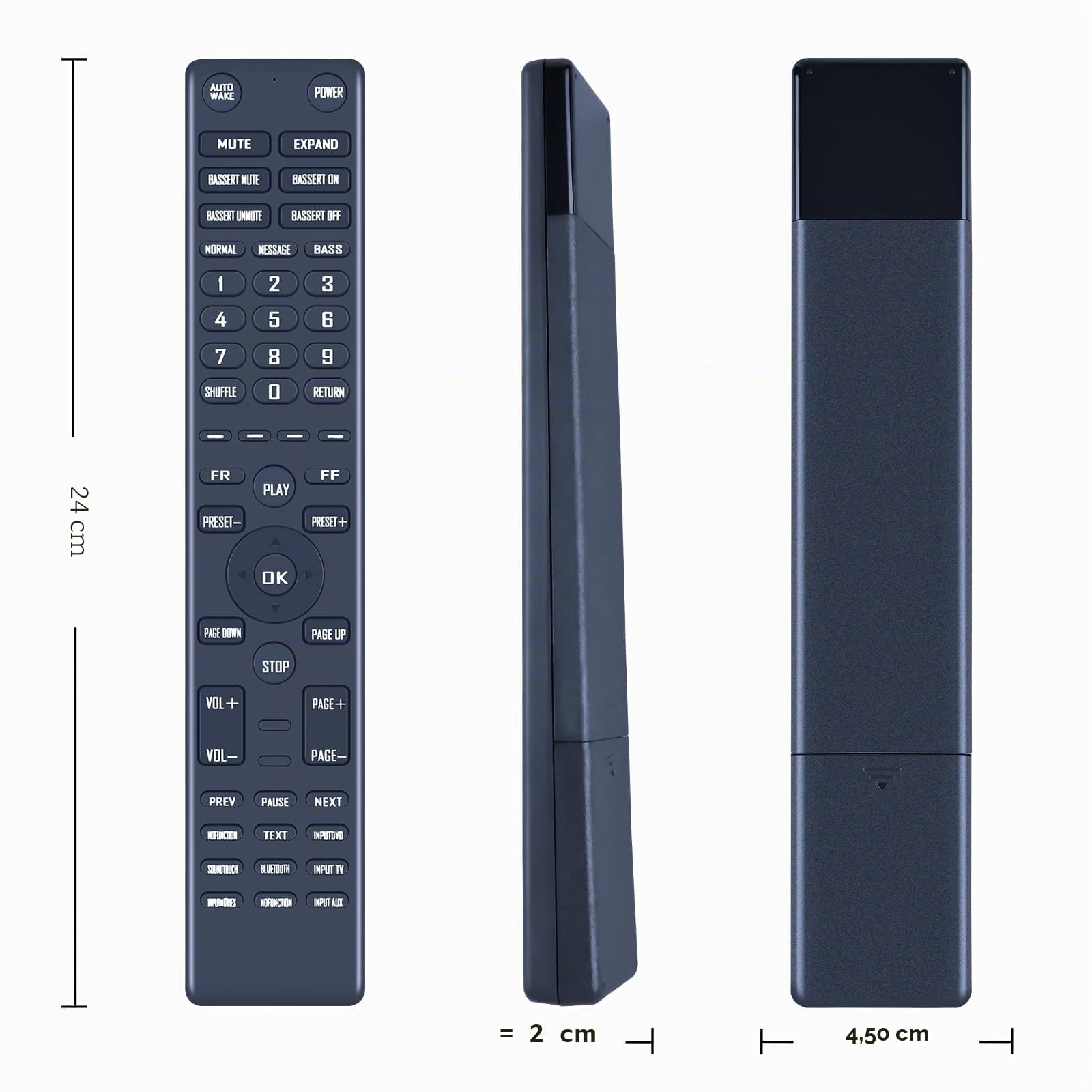 Telecomando di ricambio per Bose Soundbar 700, sistema home theater (Versione a infrarossi, non supporta funzionalità Bluetooth e rete wireless)