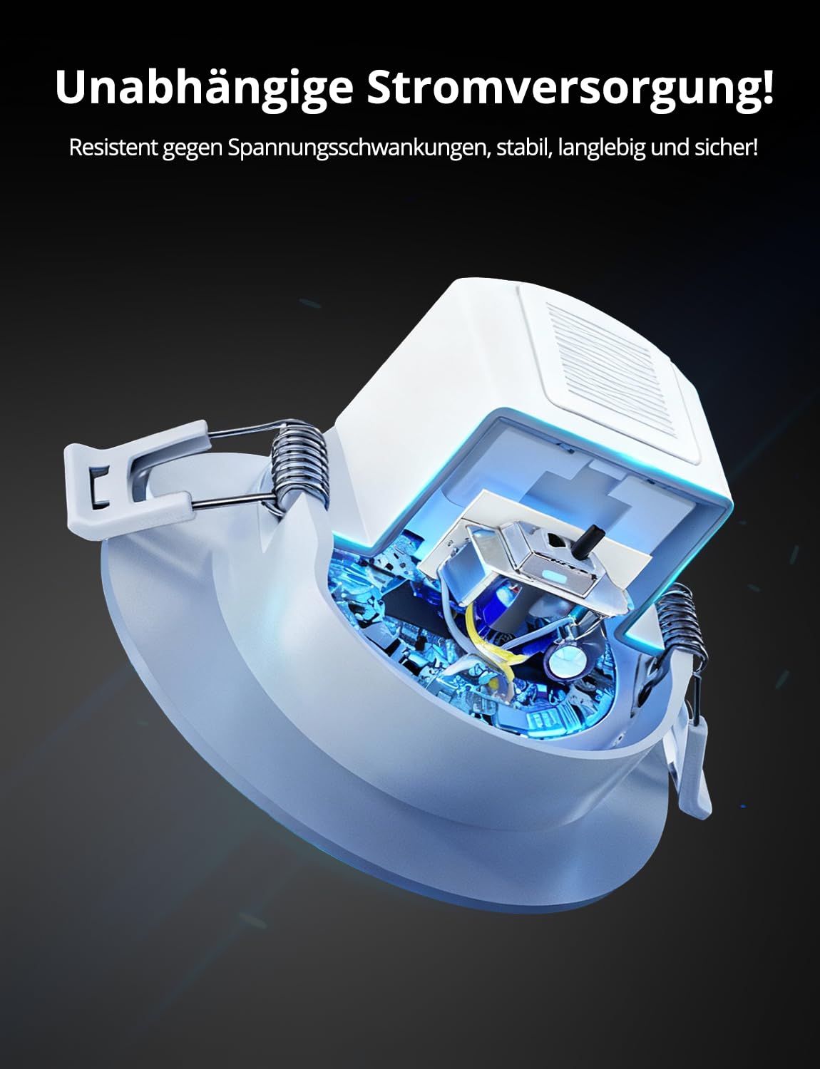 Schiele LED Einbaustrahler 230V für Bad IP65, 7W LED Spots Deckenleuchte 68mm Lochmaß, Warmweiß Neutralweiß Kaltweiß, Schwenkbar Deckenspots Einbauleuchten für Küche Wohnzimmer, 20er Set